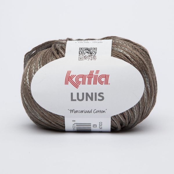 120 m Wolle NEGRO 66 - 50 g / ca LUNIS von Katia 